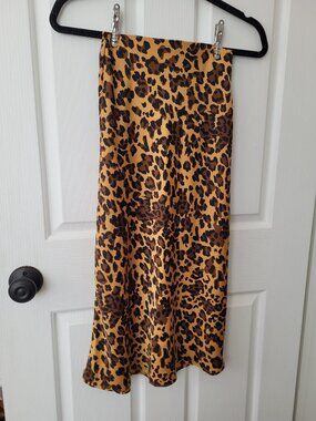 Babaton Leopard Skirt